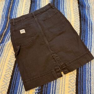 Lee workwear black denim carpenter style skirt - women’s 2